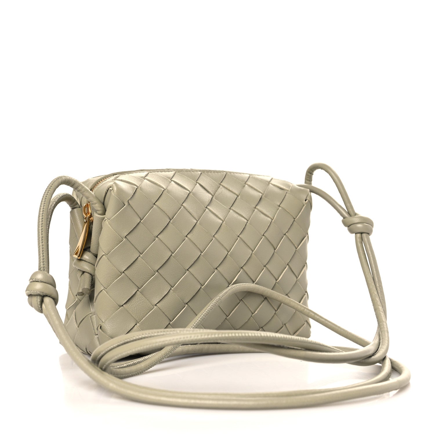 Bottega Veneta Nappa Intrecciato Mini Loop Camera Bag Travertine 3 of 8
