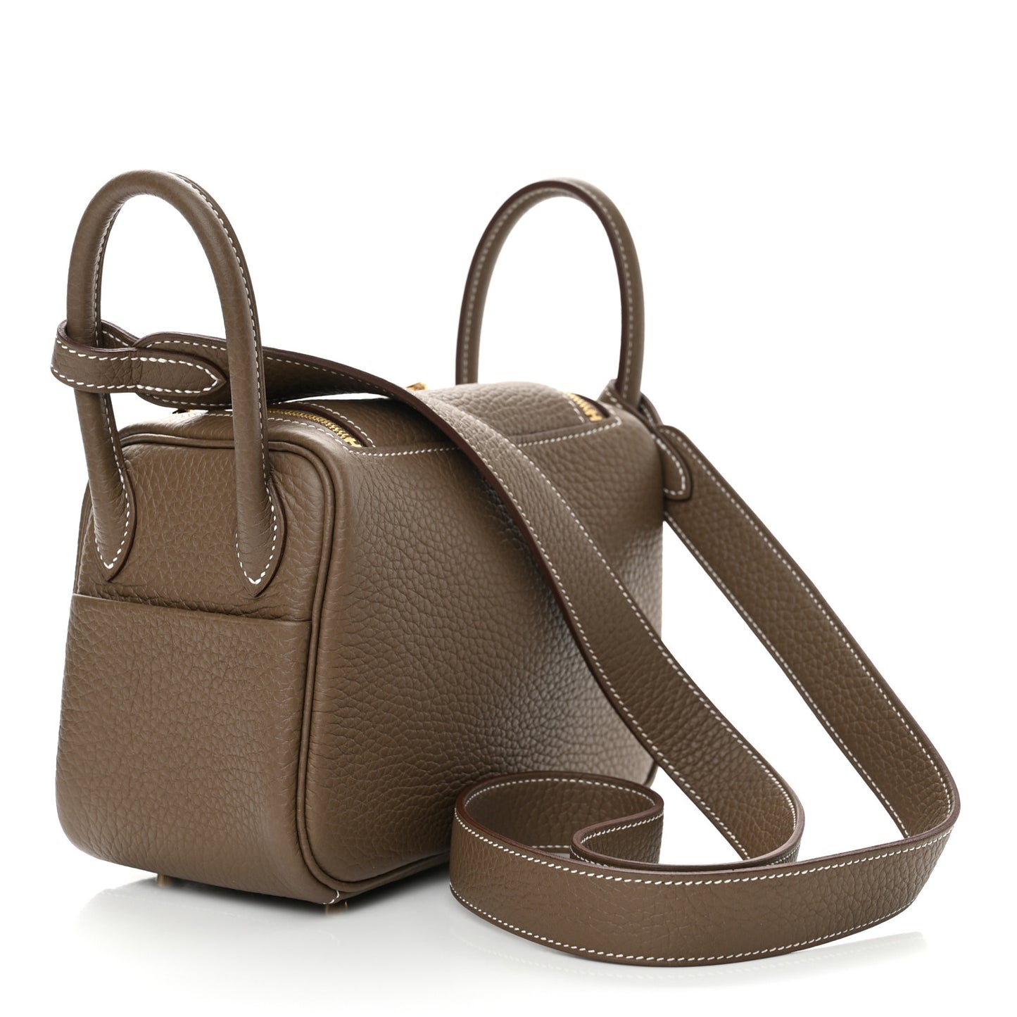 Taurillon Clemence Mini Lindy 20 Etoupe