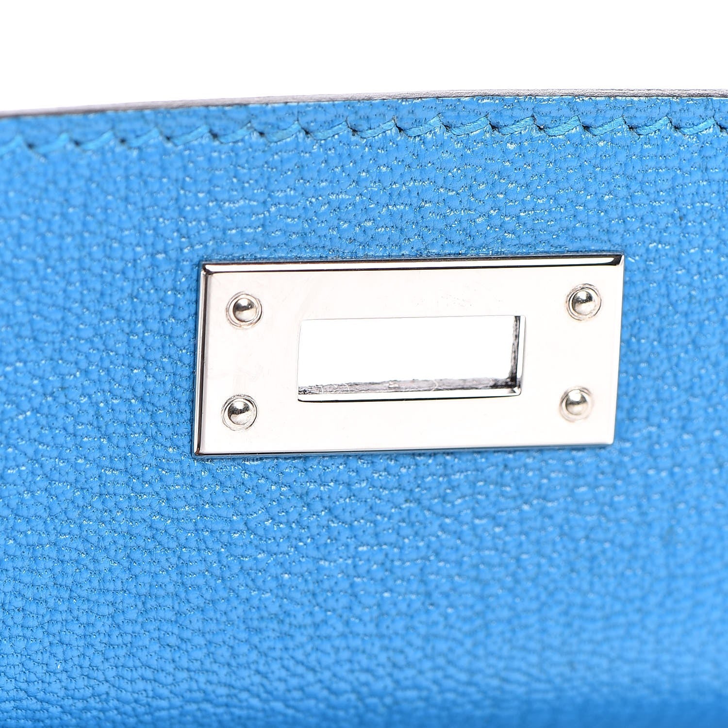 Hermes Chevre Mysore Mini Kelly Sellier 20 Bleu Zanzibar 23 of 30