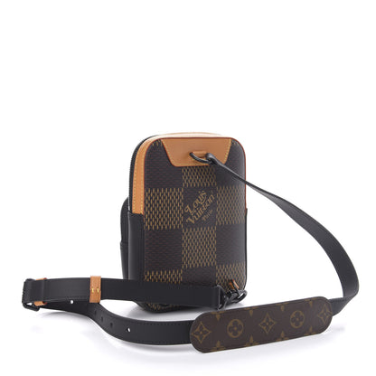 Louis Vuitton X NIGO Giant Damier Ebene Monogram Amazone Sling Bag 2 of 9
