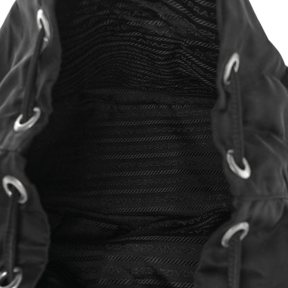 Prada Nylon Vela Medium Backpack Black 5 of 8