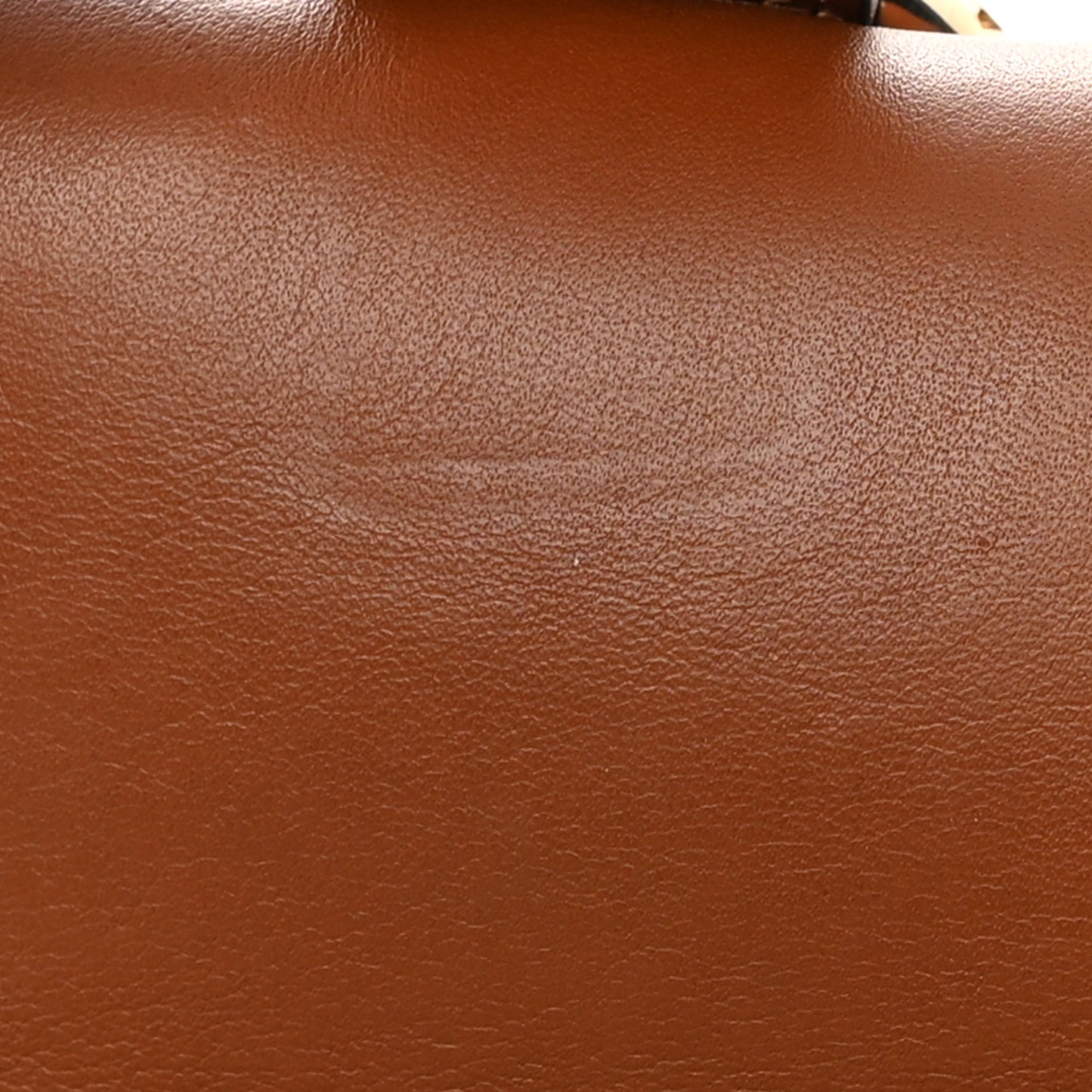 Suede Calfskin Small Faye Shoulder Bag Tobacco