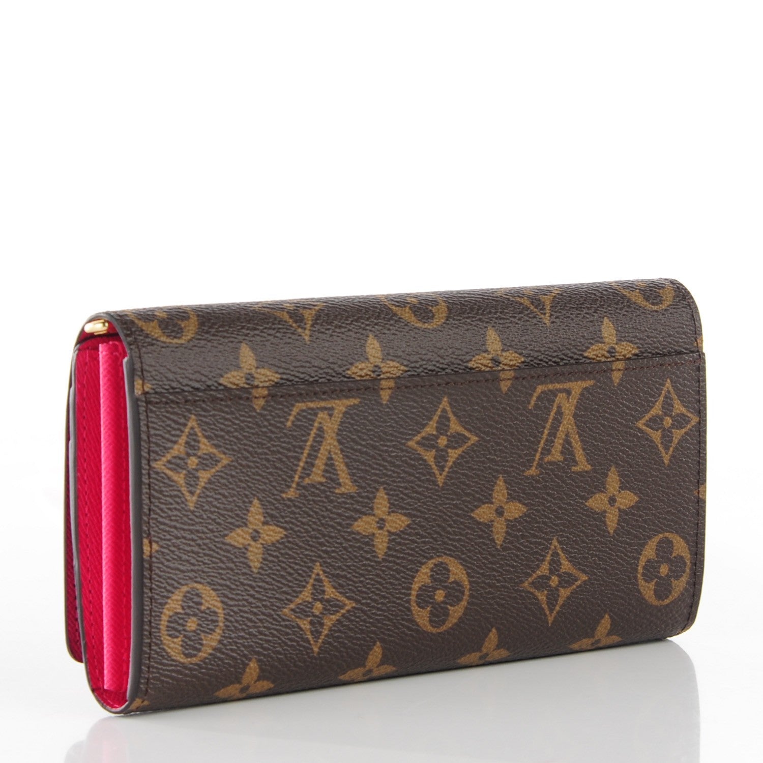 Louis Vuitton Monogram 2015 Christmas Animation Sarah Wallet Hibiscus 3 of 7