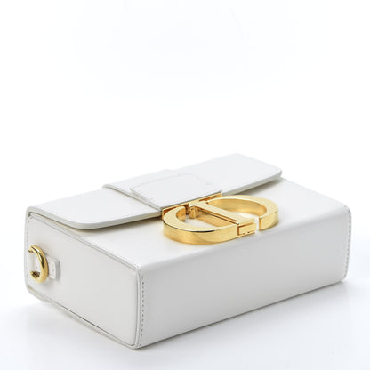 Christian Dior Smooth Calfskin 30 Montaigne Box Bag White 3 of 9