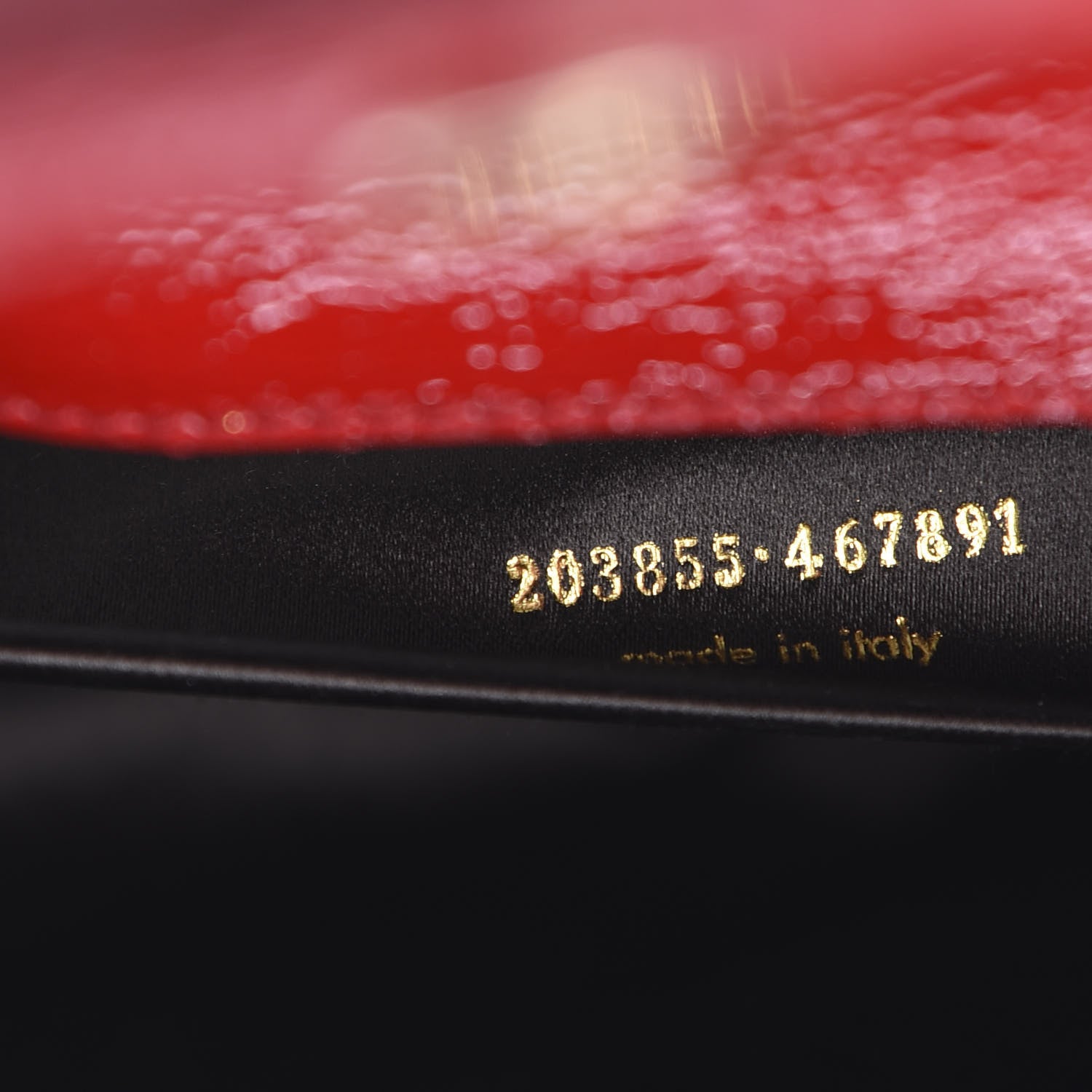 Saint Laurent Textured Patent Monogram Large Belle De Jour Clutch Red 6 of 8