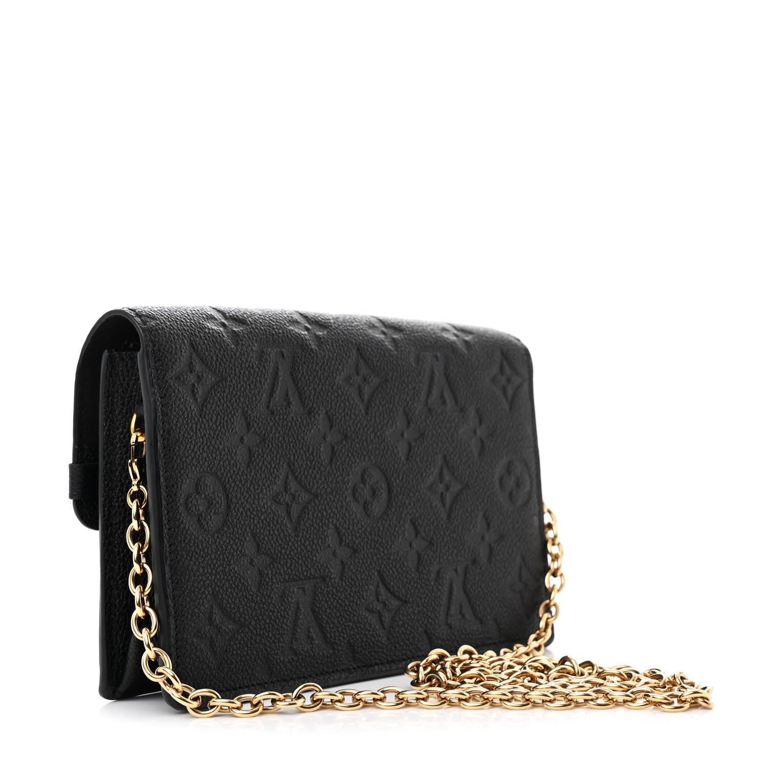 Louis Vuitton Empreinte Vavin Chain Wallet Black 3 of 10