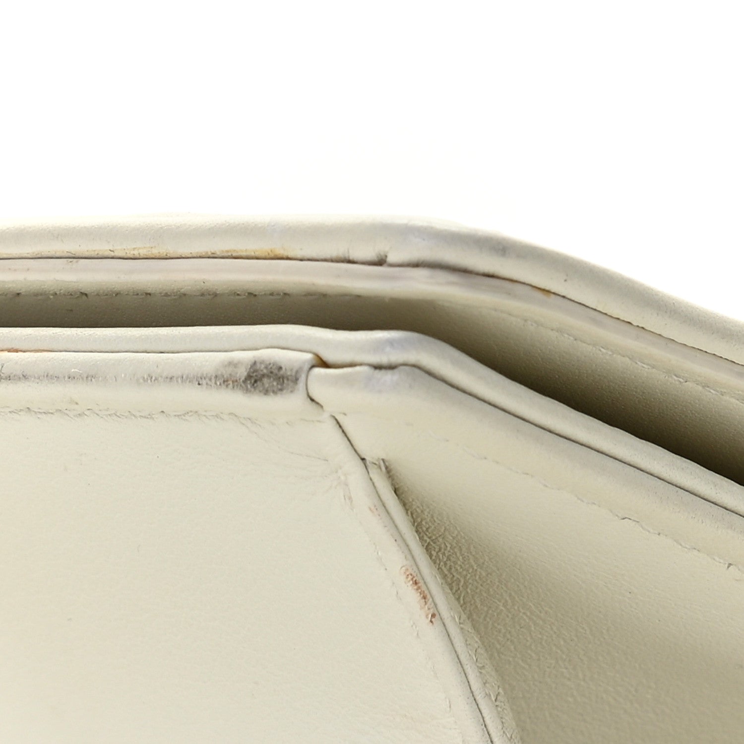 Christian Dior Lambskin Studded Small Diorama Flap Bag Off White 9 of 14