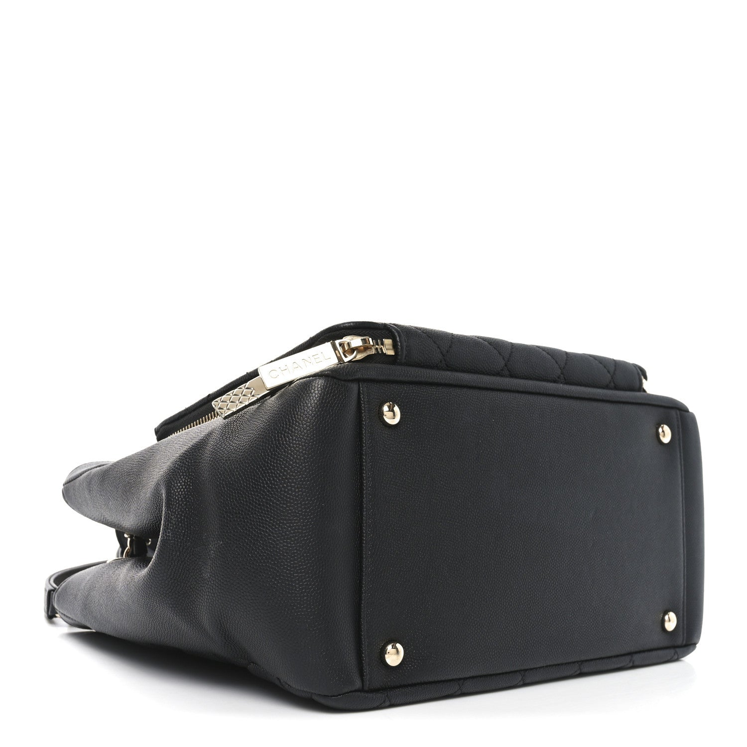 Chanel Caviar Quilted Small Business Affinity Shopping Bag Black 4 of 10