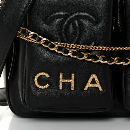 Chanel Calfskin Quilted Small Camera Case Black 8 of 10