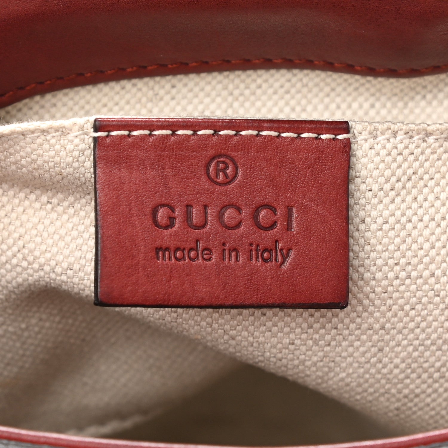 Gucci Calfskin Raccoon Tail Small Smilla Chain Bag Red 6 of 10