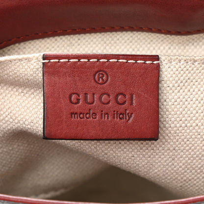 Gucci Calfskin Raccoon Tail Small Smilla Chain Bag Red 6 of 10