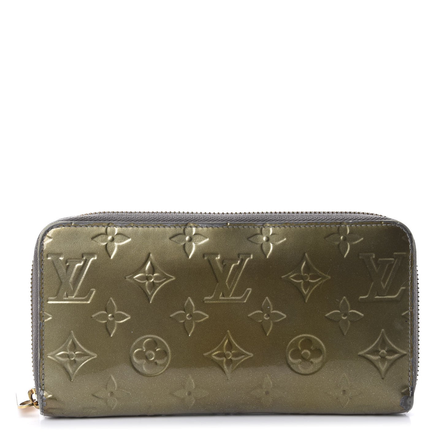 Vernis Zippy Wallet Vert Bronze