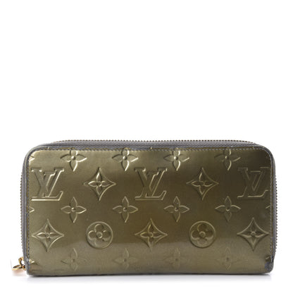 Louis Vuitton Vernis Zippy Wallet Vert Bronze 1 of 7