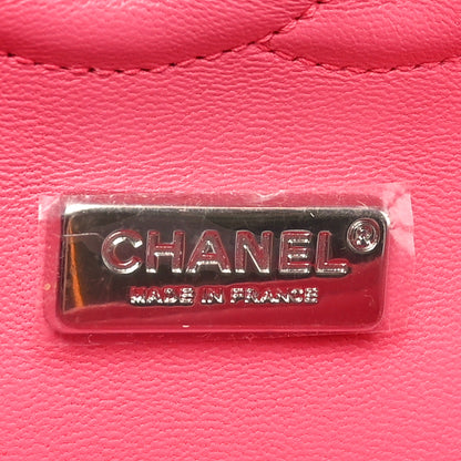 Chanel Tweed Crystal Bead Flower Embellished Quilted Medium Double Flap Pink 6 of 10