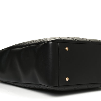 Chanel Calfskin Stitched Large Shopping Bag Black 9 of 10