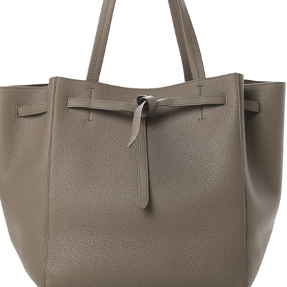 Celine Soft Grained Calfskin Small Belt Cabas Phantom Taupe 9 of 14