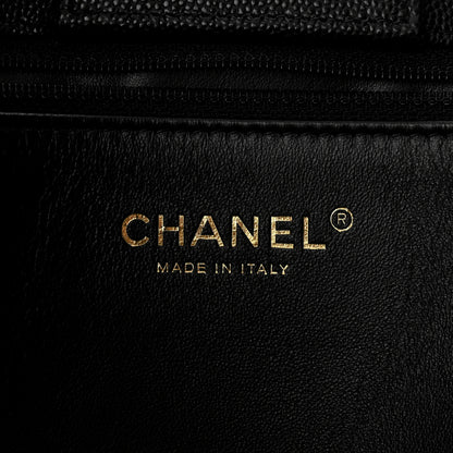 Chanel Caviar Quilted Large Shopping Tote Black 6 of 10