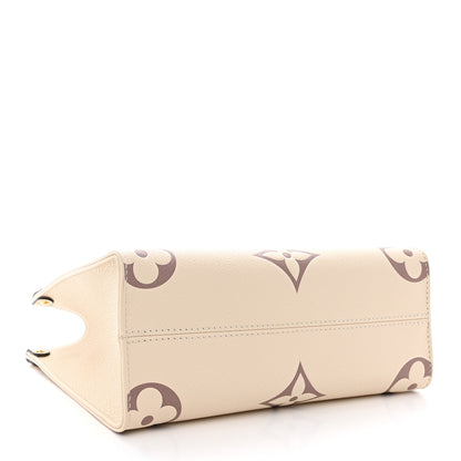 Louis Vuitton Empreinte Monogram Giant Onthego PM Creme Bois de Rose 4 of 11