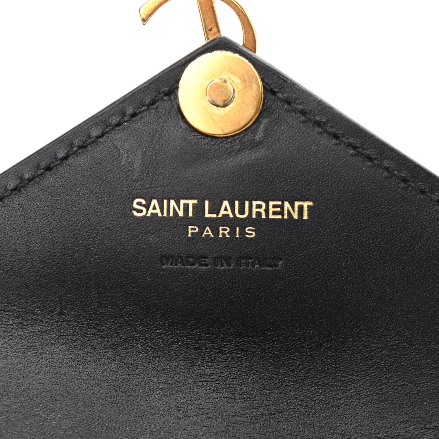Saint Laurent Calfskin Monogram Mini Candy Crossbody Black 5 of 11