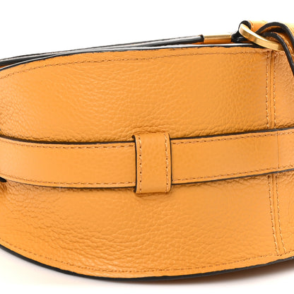 Chloe Grained Calfskin Small Marcie Saddle Bag Sunflower 7 of 8