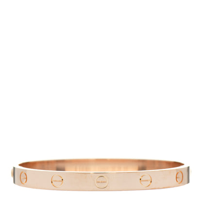 Cartier 18K Pink Gold LOVE Bracelet 17 2 of 6