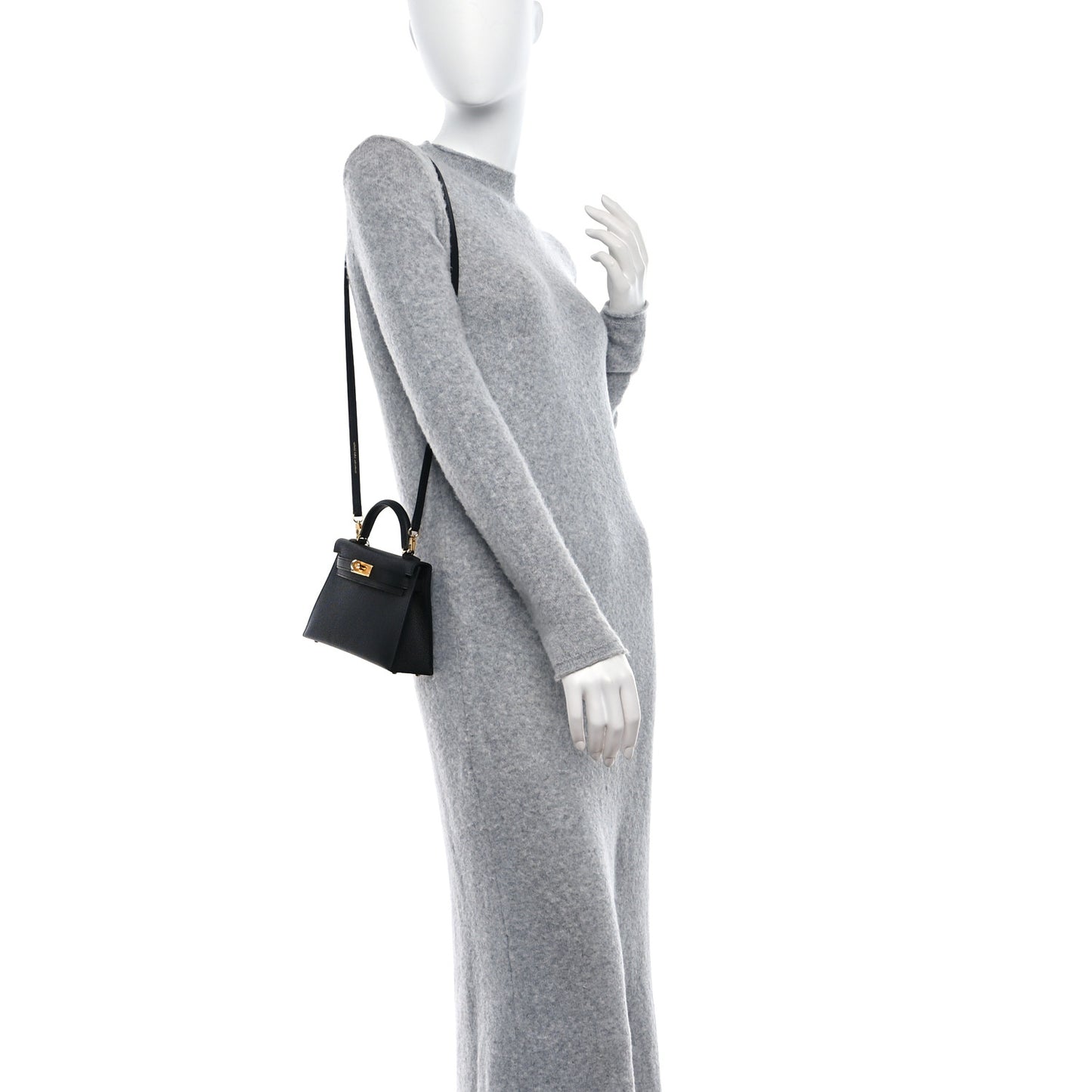 Epsom Mini Kelly Sellier 20 Black