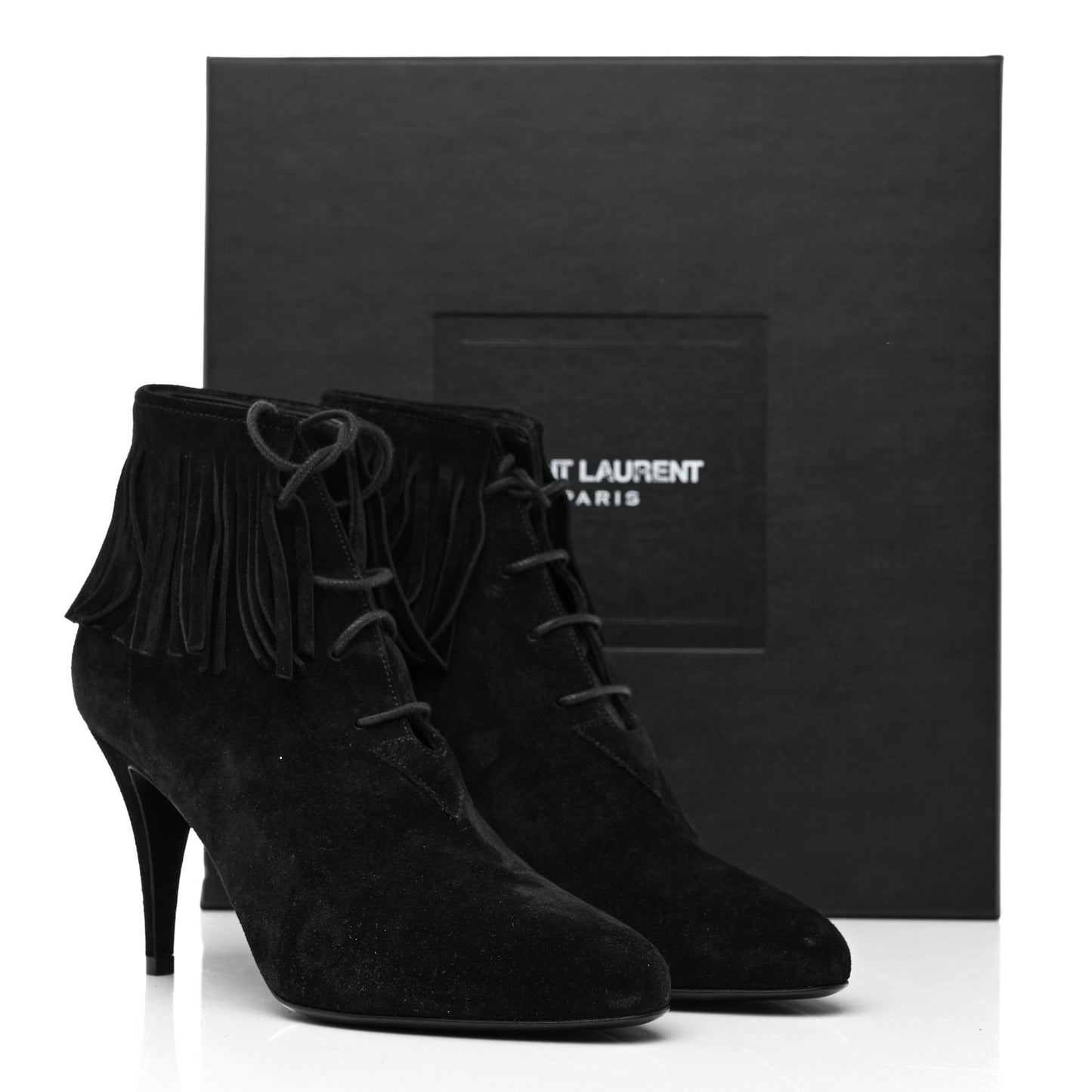 Suede Fringe Otterproof Light Anita 85 Ankle Boots 36 Black
