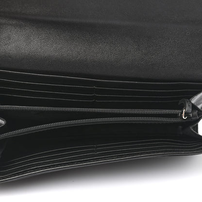 Gucci Microguccissima Bow Continental Wallet Black 5 of 8