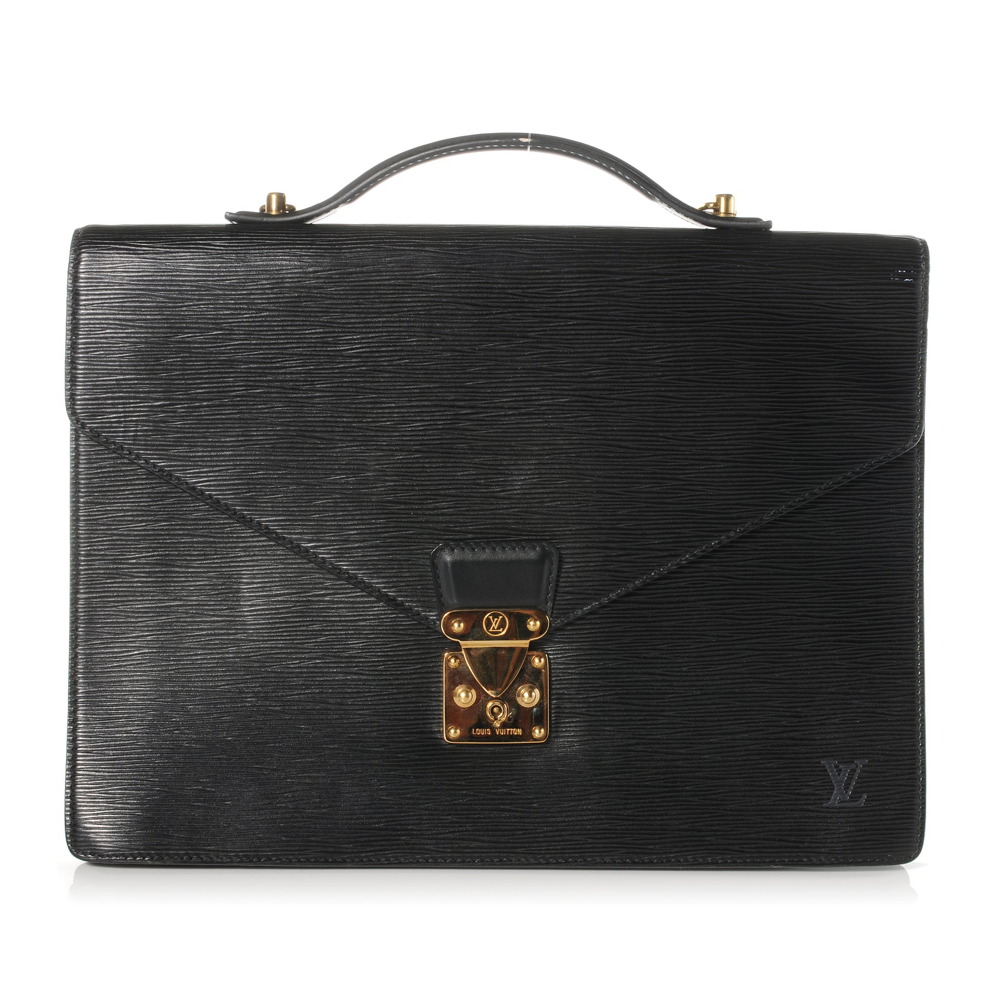 Louis Vuitton Epi Porte-Documents Briefcase Black 1 of 10