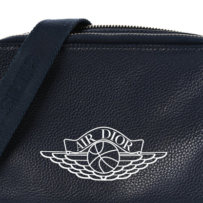 Christian Dior x AIR JORDAN Grained Calfskin Crossbody Blue 8 of 13