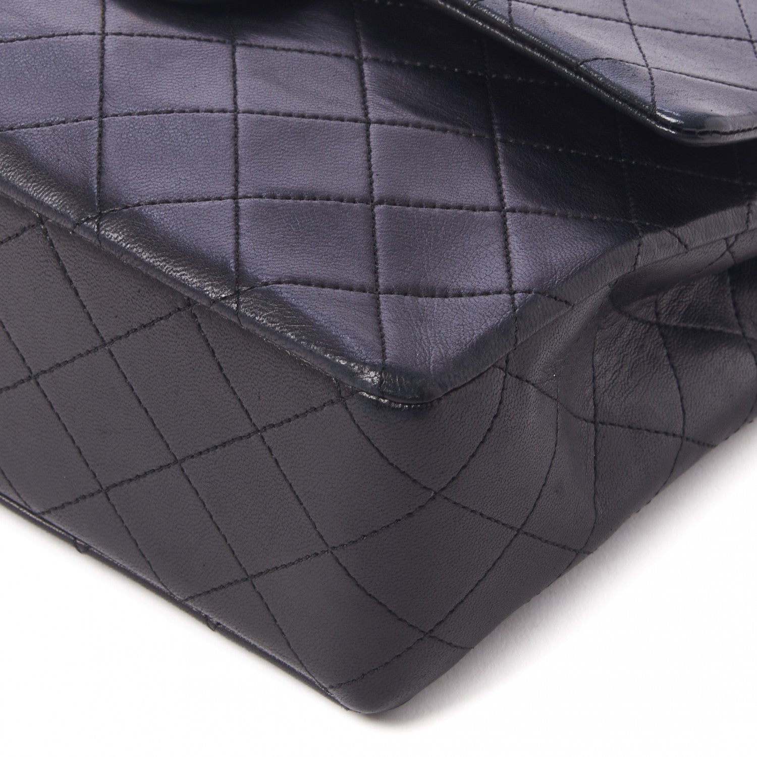 Chanel Lambskin Quilted Medium Double Flap Black 5 of 12