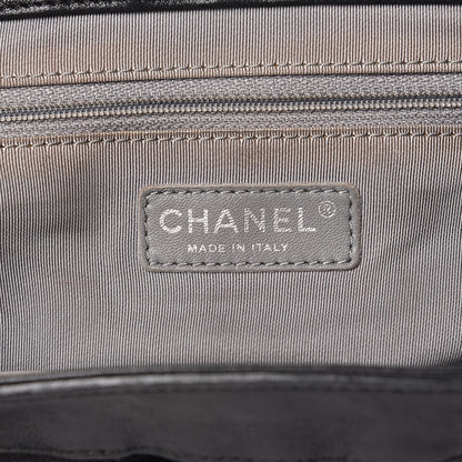 Chanel Washed Lambskin Quilted Medium Chain Around Messenger Black 6 of 15
