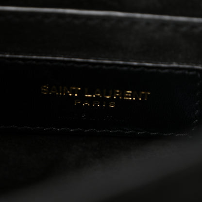 Saint Laurent Calfskin Large Monogram Sunset Black 6 of 11