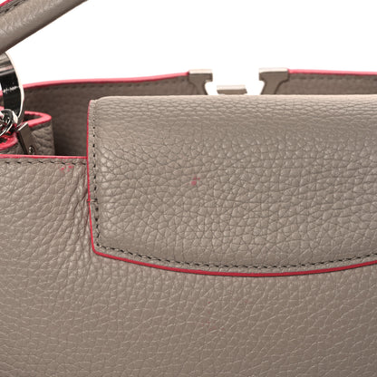 Louis Vuitton Taurillon Capucines BB Galet Litchi 13 of 14