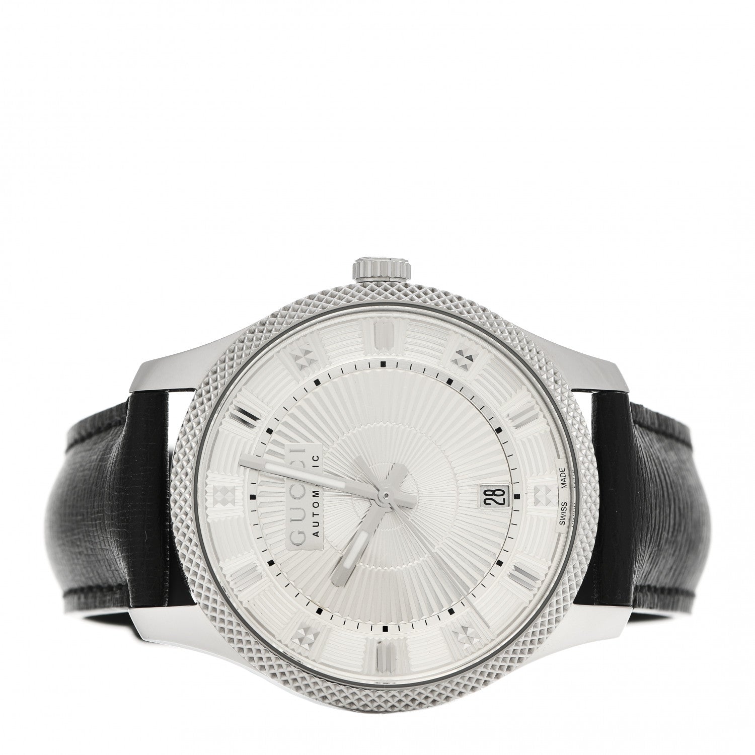 Gucci Stainless Steel Calfskin 40mm Eryx Automatic Watch 2 of 5