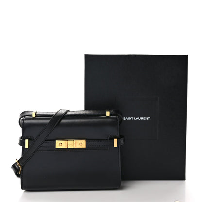 Saint Laurent Smooth Calfskin Mini Manhattan Shoulder Bag Black 13 of 13