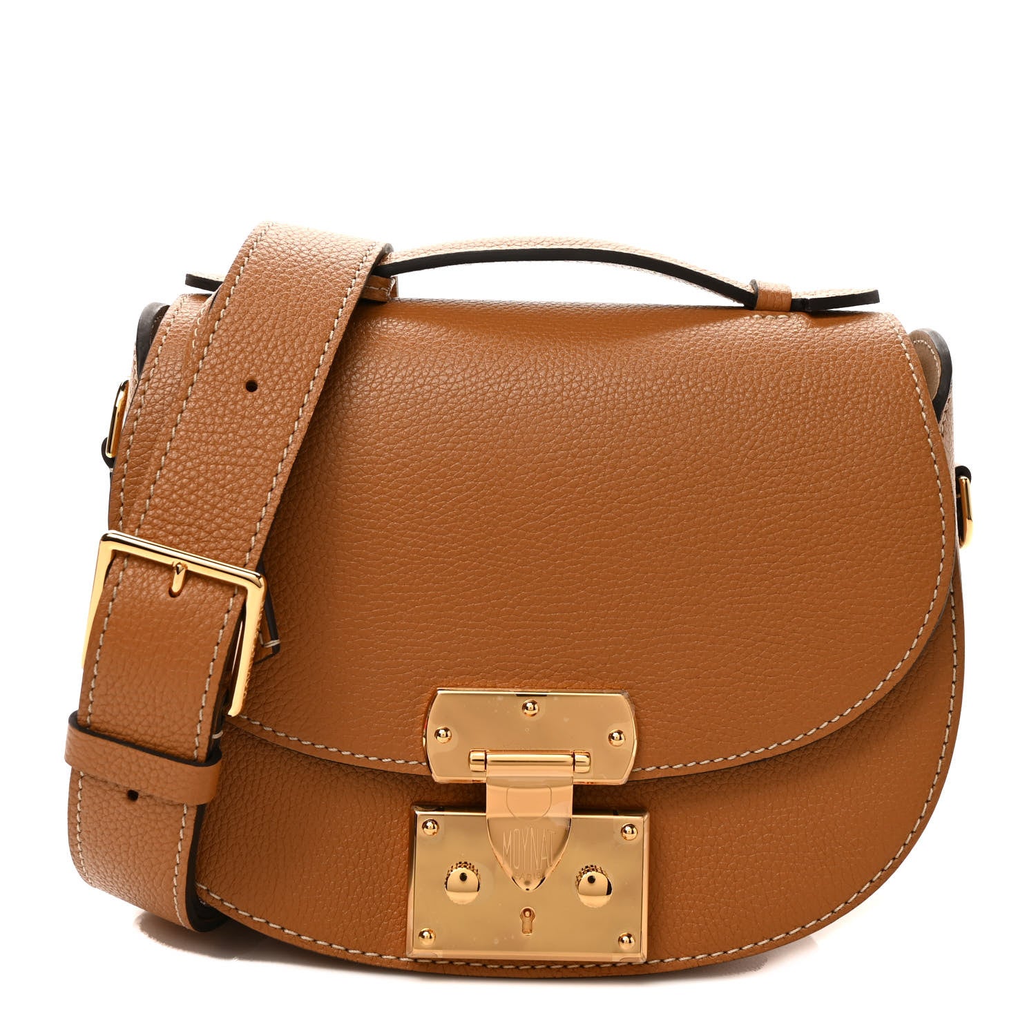 Moynat Taurillon Blush Flori PM Camel 1 of 7