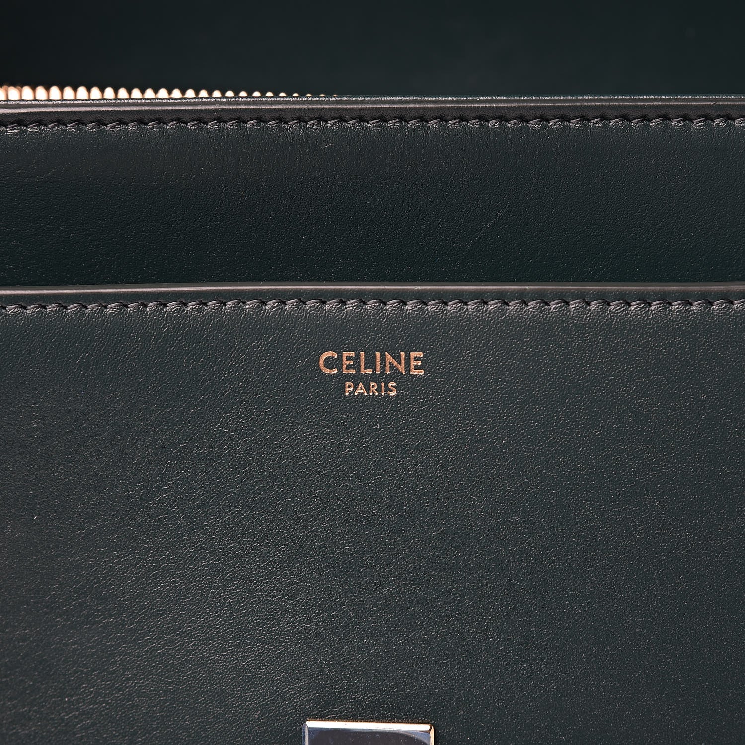 Celine Satinated Calfskin Medium 16 Top Handle Bag Amazone 6 of 14