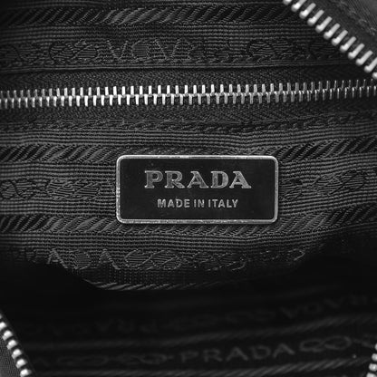 Prada Nylon Flat Messenger Bag Black 6 of 8