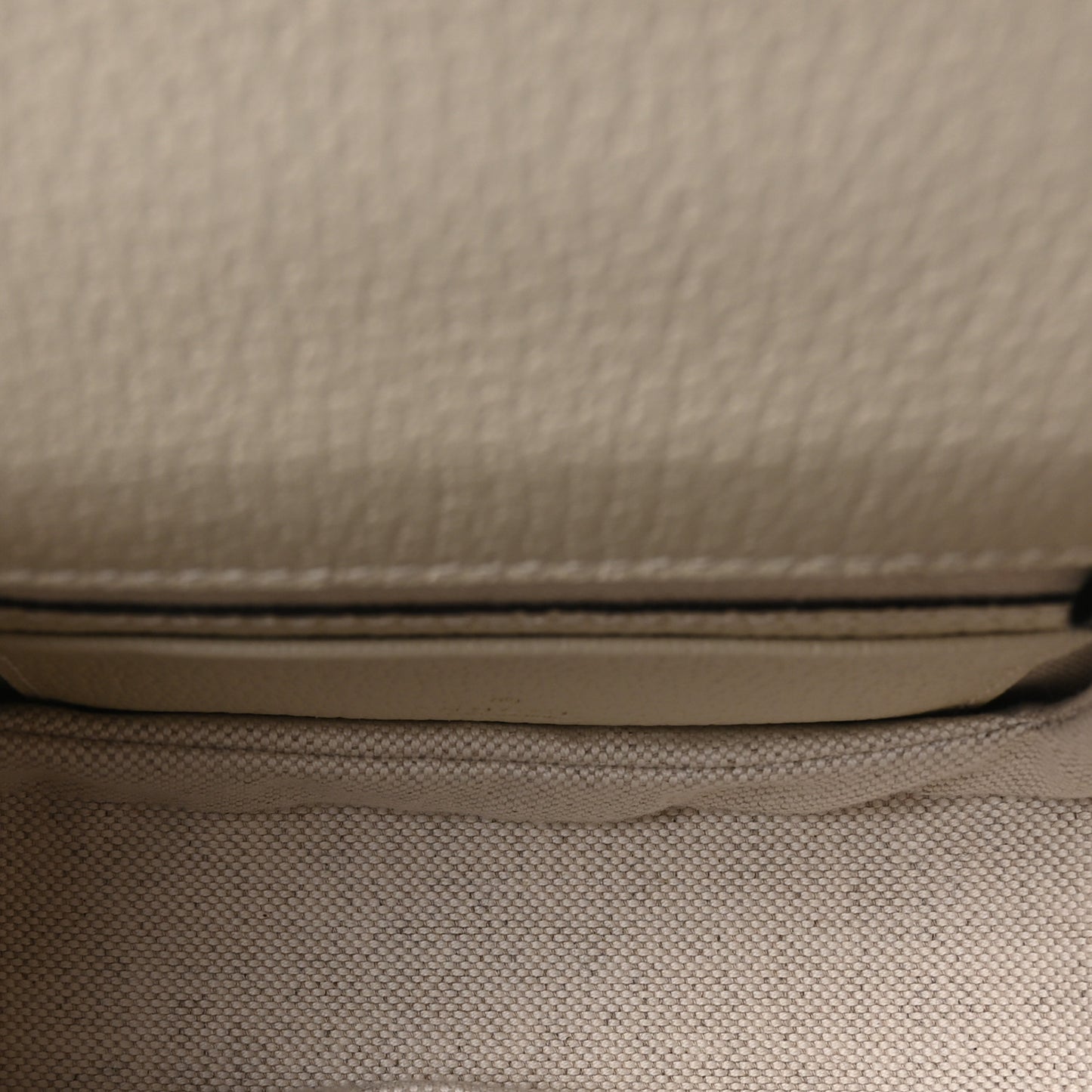 Monogram Jumbo GG Textured Dollar Calfskin Web Small Bamboo 1947 Top Handle Bag Off White