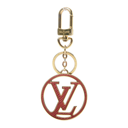 Louis Vuitton Epi LV Circle Bag Charm Key Holder Red Pink 1 of 4