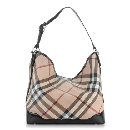 Burberry Nova Check Hobo Black 1 of 13