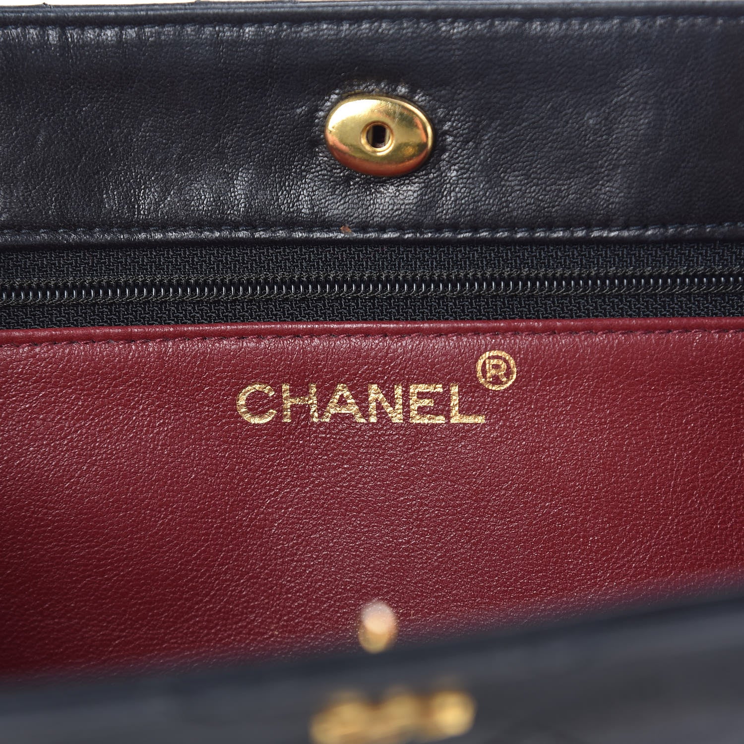 Chanel Lambskin Quilted Shoulder Bag Black 6 of 10