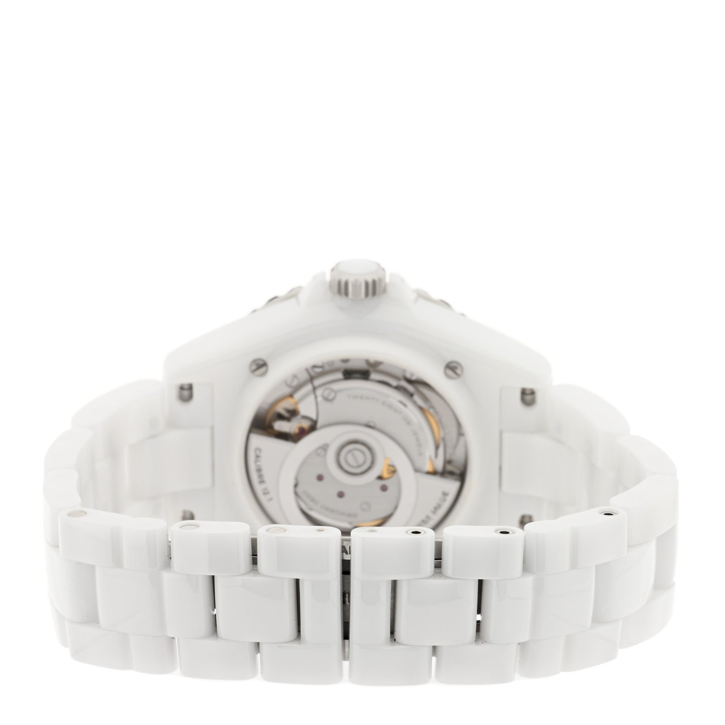 Stainless Steel Ceramic 38mm J12 Automatic Watch White