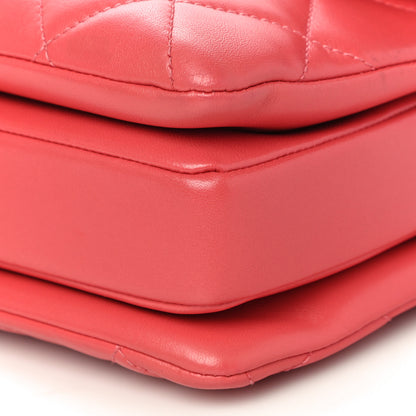 Chanel Lambskin Quilted Small Trendy CC Flap Dual Handle Bag Pink 9 of 9