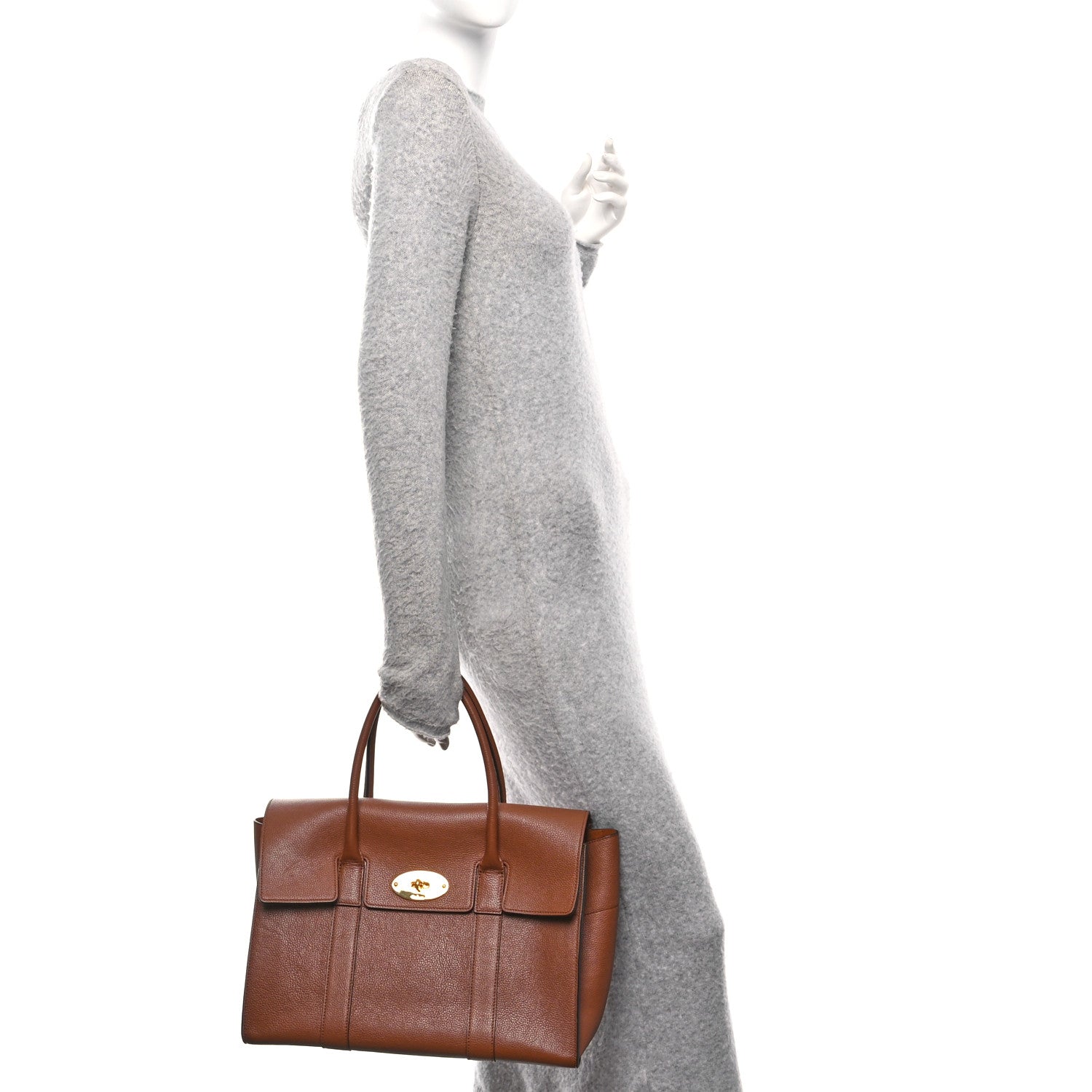 Mulberry Classic Grain Calfskin Bayswater Oak 2 of 9