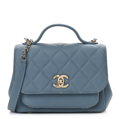 Chanel Caviar Quilted Small Business Affinity Flap Light Blue 1 of 13