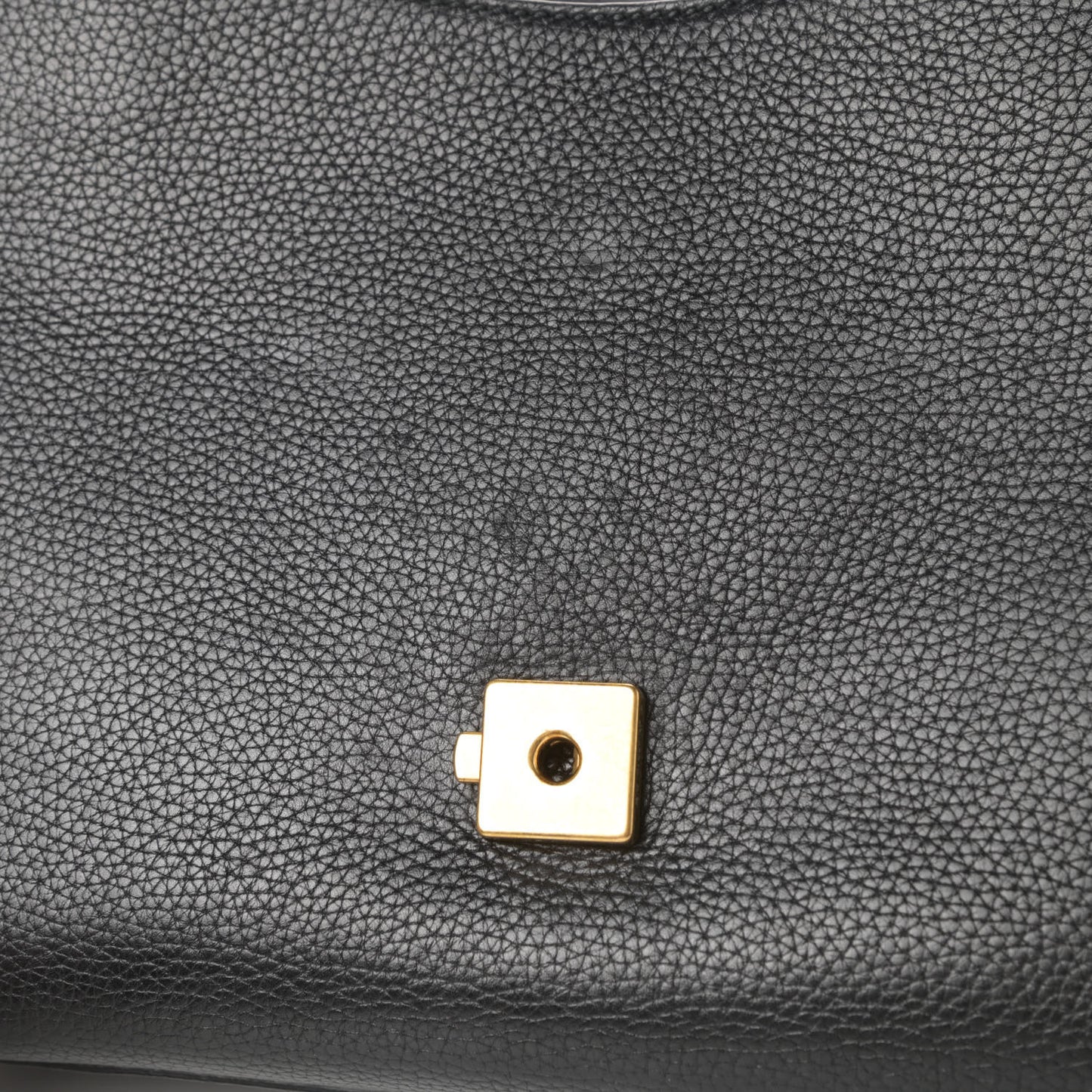 Calfskin Small GG Marmont Top Handle Bag Black
