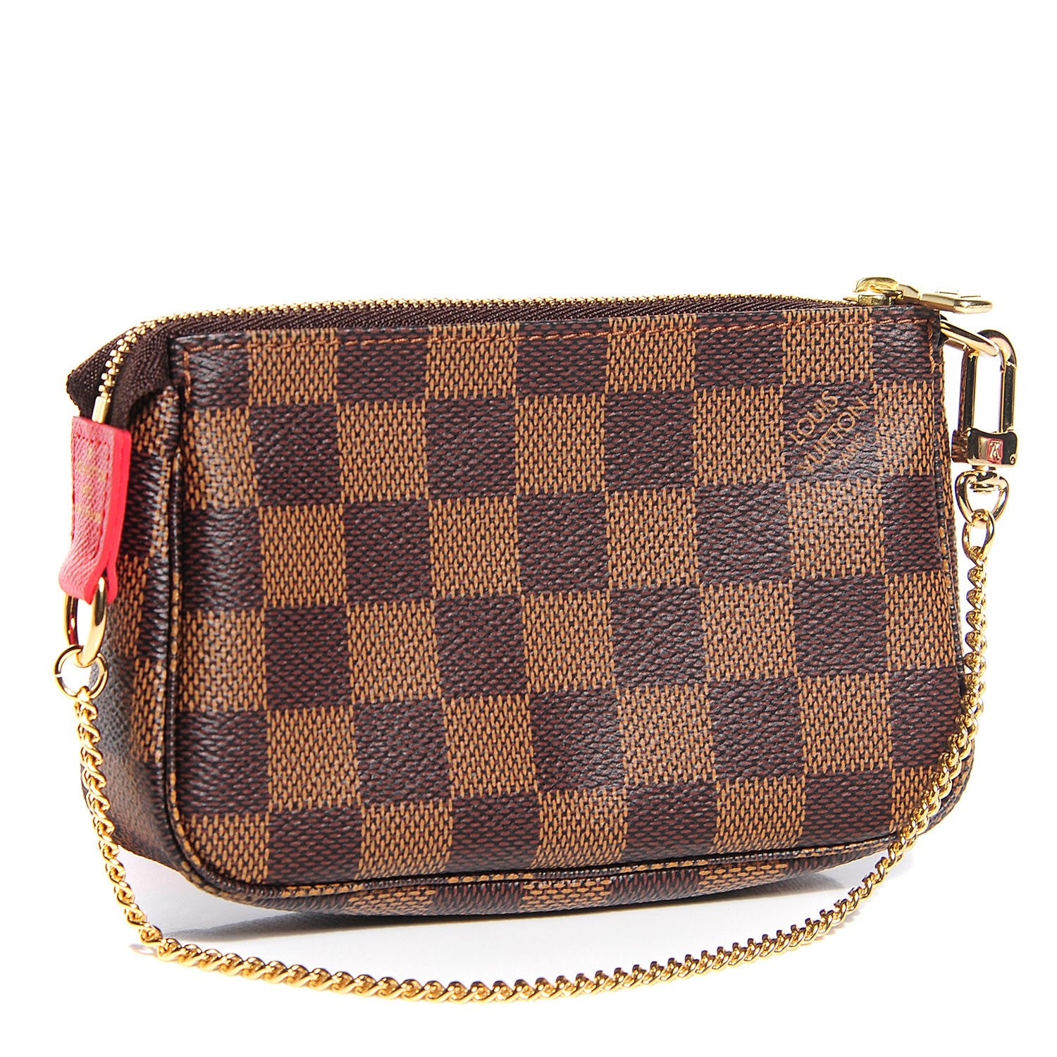 Louis Vuitton Damier Ebene 2015 Christmas Animation Mini Pochette Accessories 3 of 8