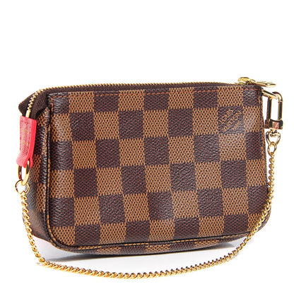 Louis Vuitton Damier Ebene 2015 Christmas Animation Mini Pochette Accessories 3 of 8